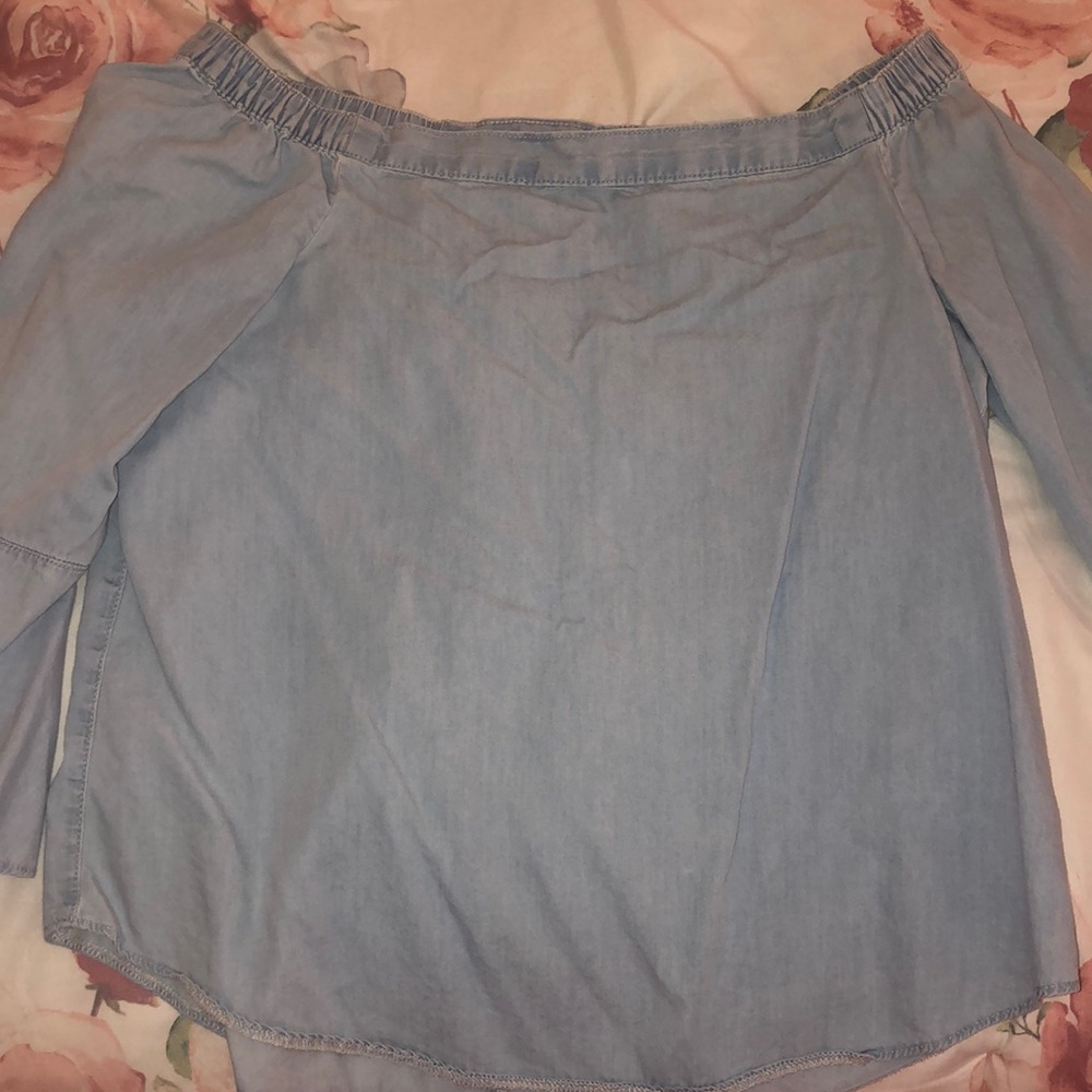 off the shoulder soft top